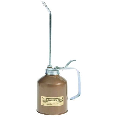 Industrial Pump Oilers, 16 oz, Lever Action, Rigid 8 in Spout