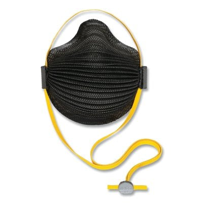 M Series Black Disposable Respirator, M/L, Black, Full Foam Face Seal