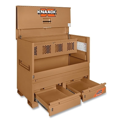 Piano Box with Keyed Lock, Model 89-D, 30 in W x 49 in H, with Junk Trunk, 3KL