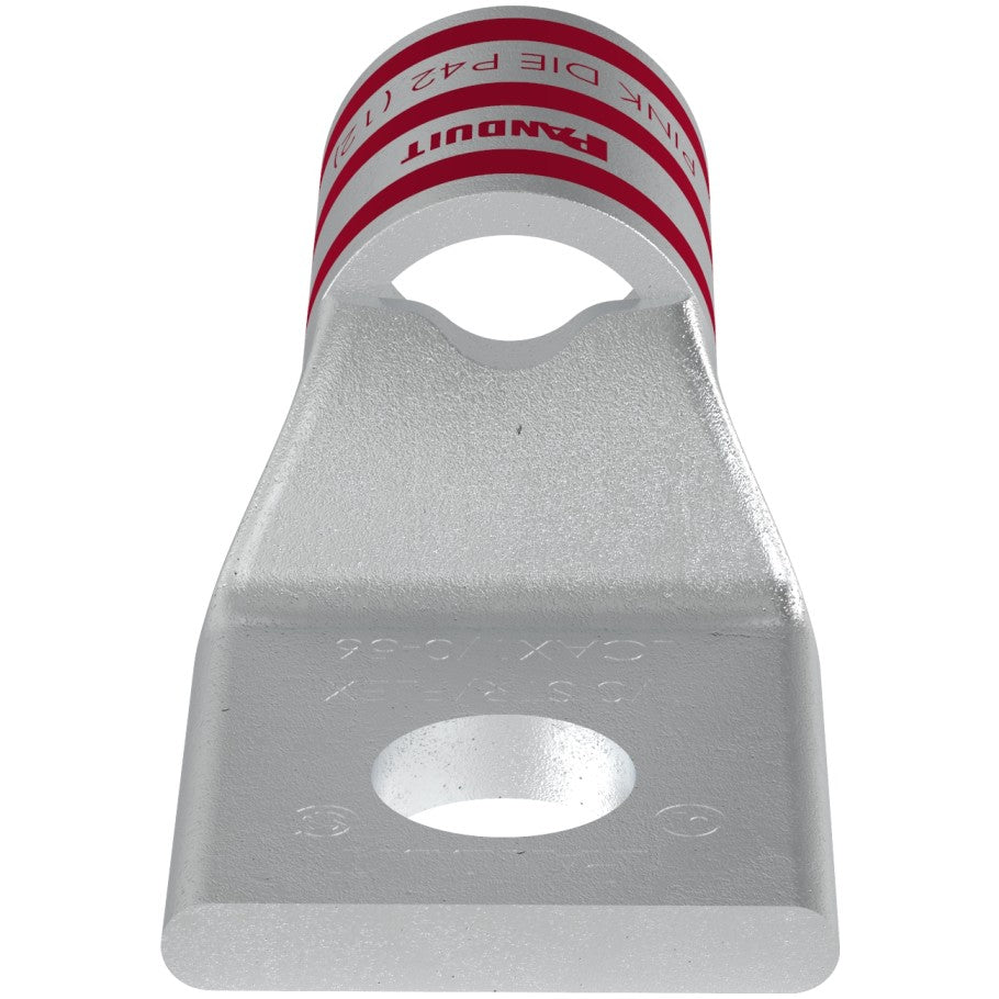 Flex Lug, 1-Hole, 1/0 AWG, Pink