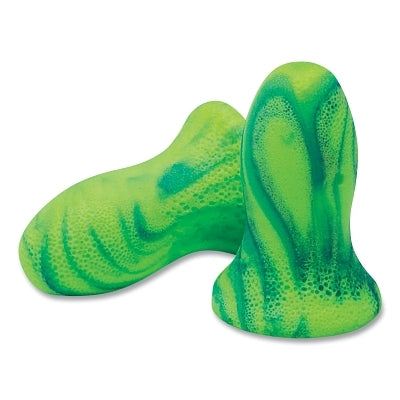 Meteors Disposable Earplugs, Foam, Green, Uncorded, Small
