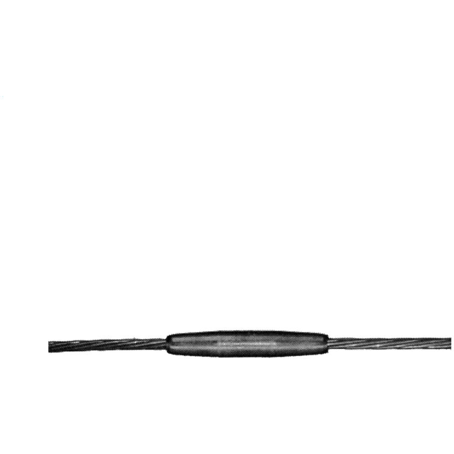 Overhead Line Splice, Copper, 5 in. L