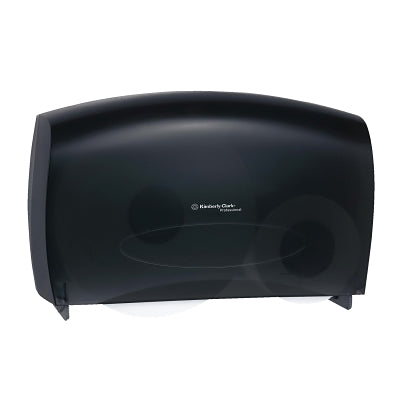 Combo Unit Toilet Paper Dispenser, Cored Roll, 2 JTR Jr Rolls or 1 JTR Sr Roll and Stub Roll, Plastic, Smoke