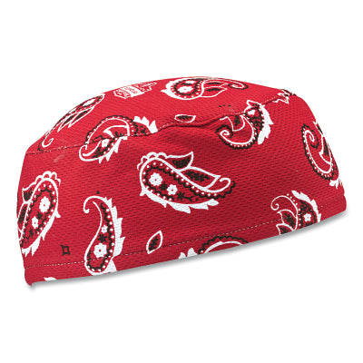 Chill-Its 6630 High-Performance Skull Cap, One Size Fits Most, Red Western