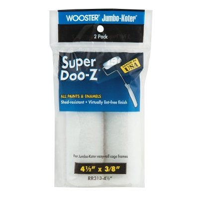 Super Doo-Z Jumbo-Koter Mini Roller Covers, 2 Pack, 4-1/2 in, 3/8 in Nap Length