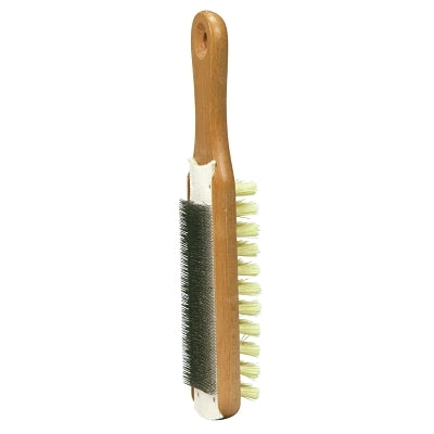 File Card and Brushes, 10 in, Wood Handle