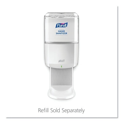 ES8 Touch Free Hand Sanitizer Dispenser, Plastic, 1200 mL, 5.25 in x 8.56 in x 12.13 in, White