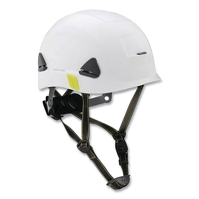 Fibre-Metal Climbing Style Safety Helmet, Type II, Dual Locking Rachet Suspension, Non-Vented, White