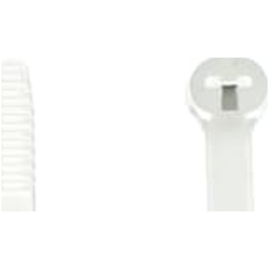 Ty Rap Cable Tie, Stainless Steel Locking Device, 13.40 L x 0.27 in. W, Natural