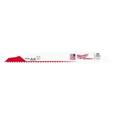 High Performance Bi-Metal Sawzall Blade, 9 in x 1 in, 5 TPI, 5 per Pouch
