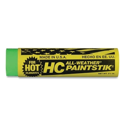 HC Paintstik Livestock Marker, 1 in dia, 4 in L, Fluorescent Green