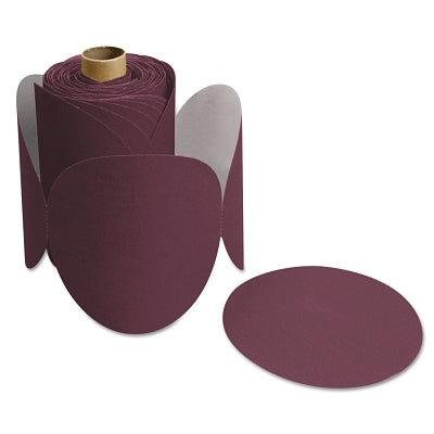 3M 051144-80942 Stikit Disc Rolls 763U, Ceramic Aluminum Oxide, 5 in dia, PSA, 60 Grit