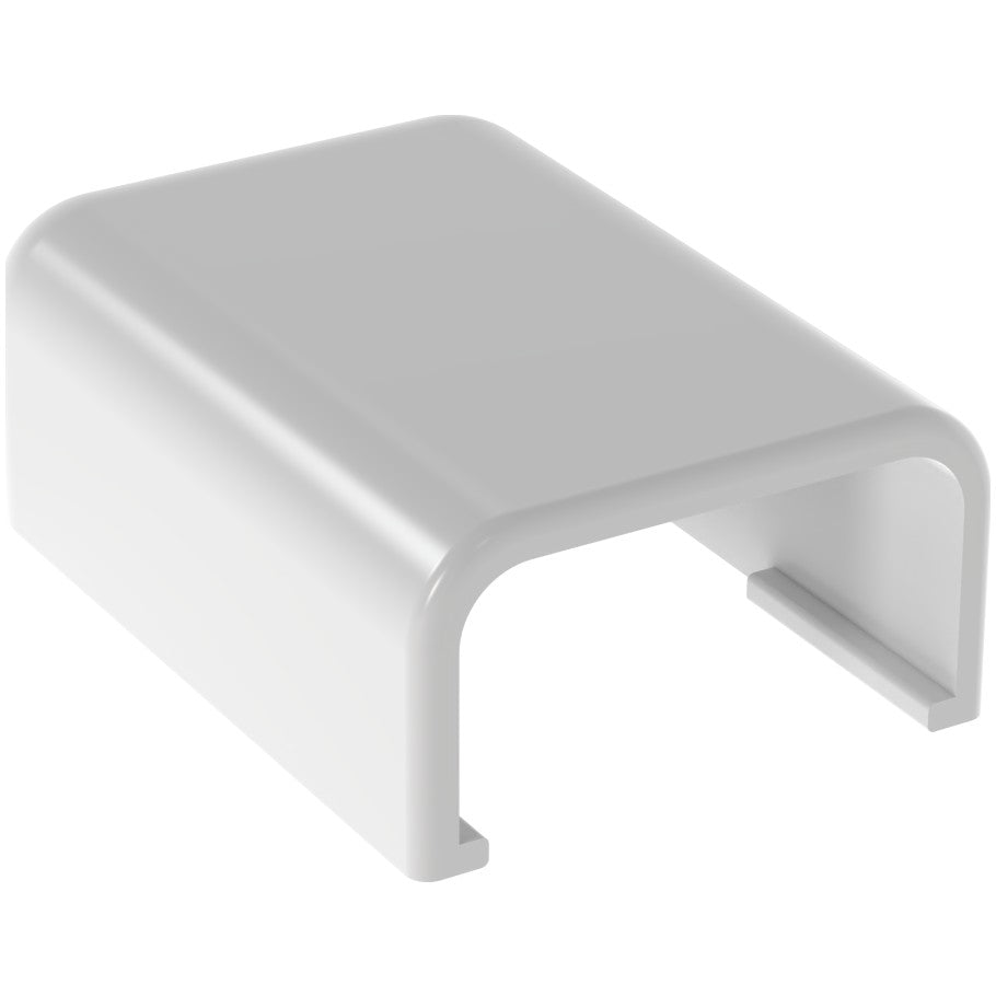 Surface Raceway, LD3 End Cap Fitting, White