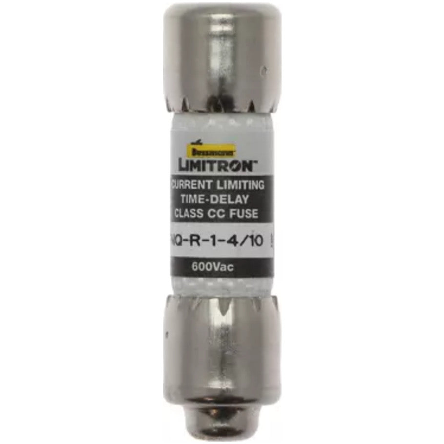 Limitron FNQ-R Series Class CC Time Delay Fuse, Rejection-Type, Current-Limiting, 1-4/10A, 600V