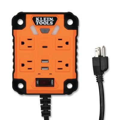 PowerBox I Power Strip, Magnetic/Built-in Hanging Holes Mounting, 120 V, 15 A, 5 ft Cord