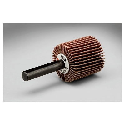 3M 051144-35475 Spindle Mounted Flap Wheels, 1 in Dia., 1 in Thick, 60 Grit, Aluminum Oxide