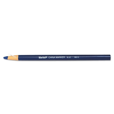 China Marker, Blue, Paper-Wrapped Grease Penicel