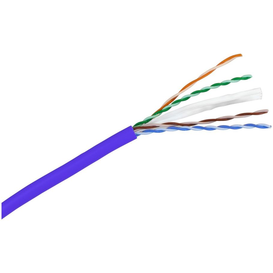 HC6RPP -  NEXTSPEED Cat 6, Plenum, Sweep Tested 550MHz,  Purple, 1000 ft., Box