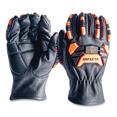Ultimate Impact and Cut Protection Gloves, X-Large, Black/Orange
