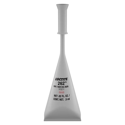 262 Threadlockers, Medium to High Strength, 0.5 mL, Red