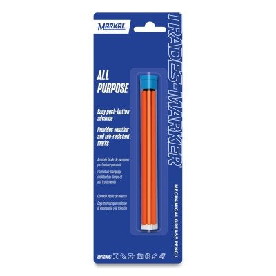 Trades Marker All Purpose Marker Refill, Yellow, 6 EA/PK