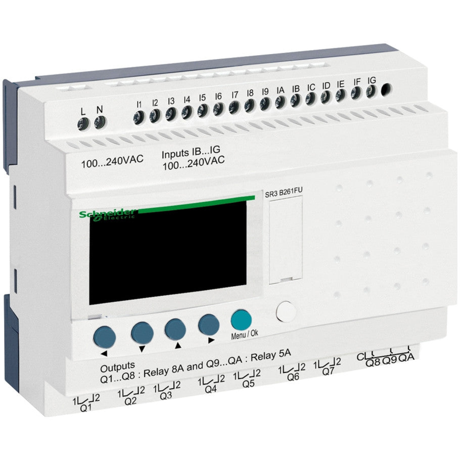 Zelio SR3 Relay 16 Discrete I/10 Relay O