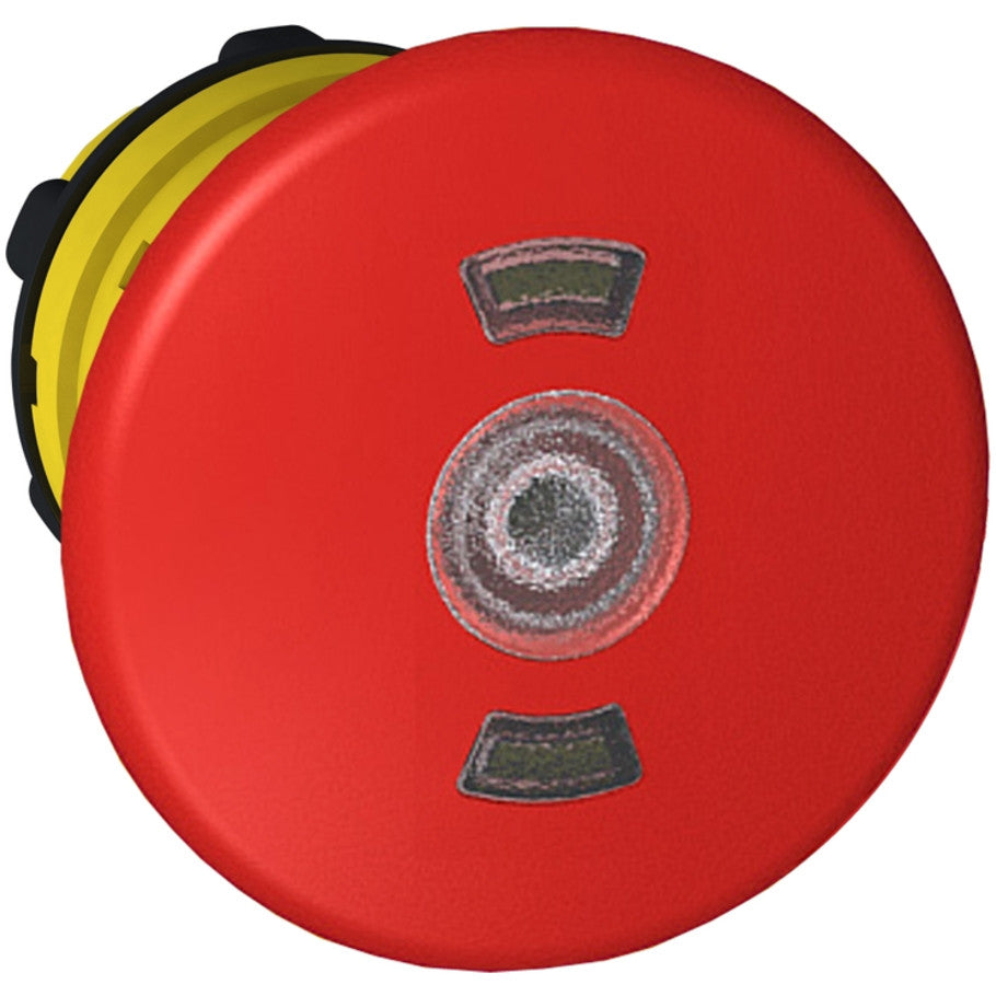 Emergency Stop Pushbutton Head, Trigger and Latching, Plastic