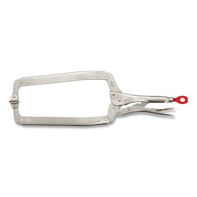 TORQUE LOCK C-Clamp Locking Pliers with Swivel Jaws, 18 in, Forged Alloy Steel
