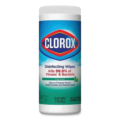 Disinfectant Wipes, 35/Canister, Fresh Scent