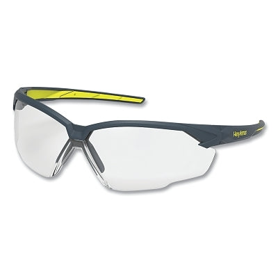 NX1 Safety Glasses, Clear, TruShield Coating, Yellow/Gray