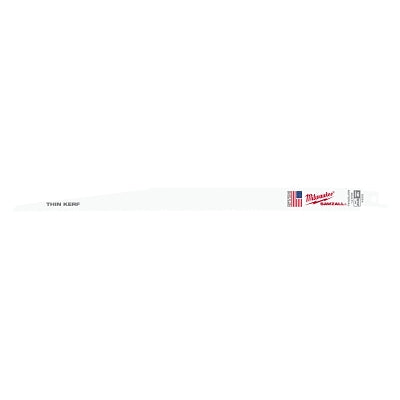 SAWZALL Standard Multi-Material Blade, 12 in L x 3/4 in W, 8/12 TPI, 5 EA/PKG