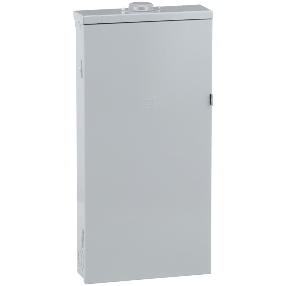 Load center, QO, 1 phase, 8 spaces, 16 circuits, 200A convertible main breaker, NEMA3R, feedthru lugs