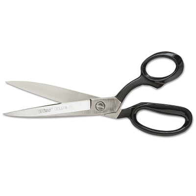 Inlaid Bent Handle Industrial Shears, 12.5 in OAL, Black, Sharp