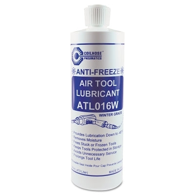 Air Tool Lubricant, Anti-Freeze, 1 Pint Fliptop Bottle