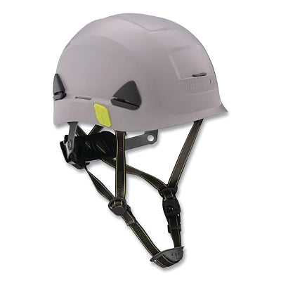 Fibre-Metal Climbing Style Safety Helmet, Type II, Dual Locking Rachet Suspension, Non-Vented, Gray