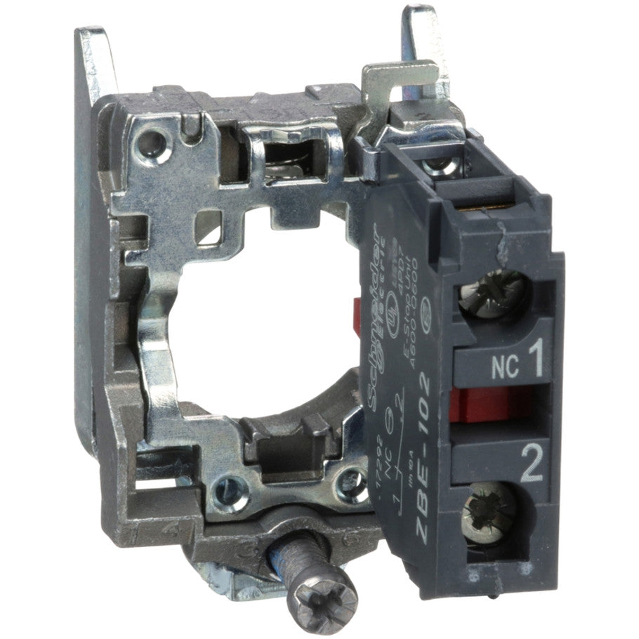 Mounting Collar with 1NC Contact Block For IEC Pushbuttons