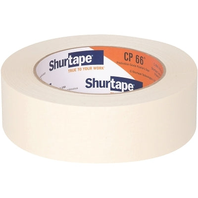 CP 66 Contractor Grade High Adhesion Masking Tape, 36 mm W, 60 yd L roll, Natural