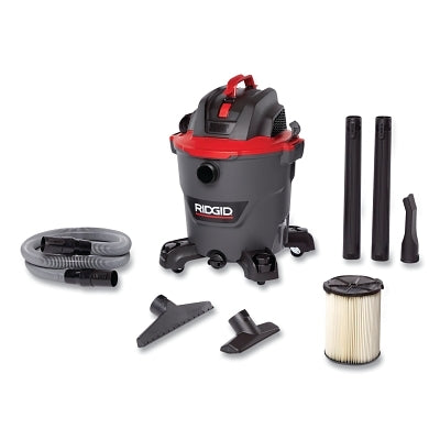 NXT Wet/Dry Vacuum, 12 gal, 5.0 Peak HP, Large Drain