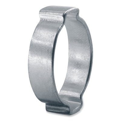 2-Ear Zinc-Plated Hose Clamp, 19/32 in OD, 0.551 in-0.669 in dia, 0.315 in W