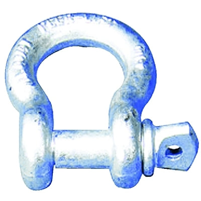 Screw Pin Anchor Shackles, 3/16 in Bail Size, 3.25 Tons