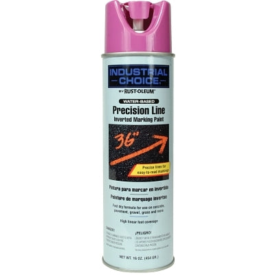 Industrial Choice M1600/M1800 System Precision-Line Inverted Marking Paint, 17 oz, Safety Purple, M1800 Water-Based