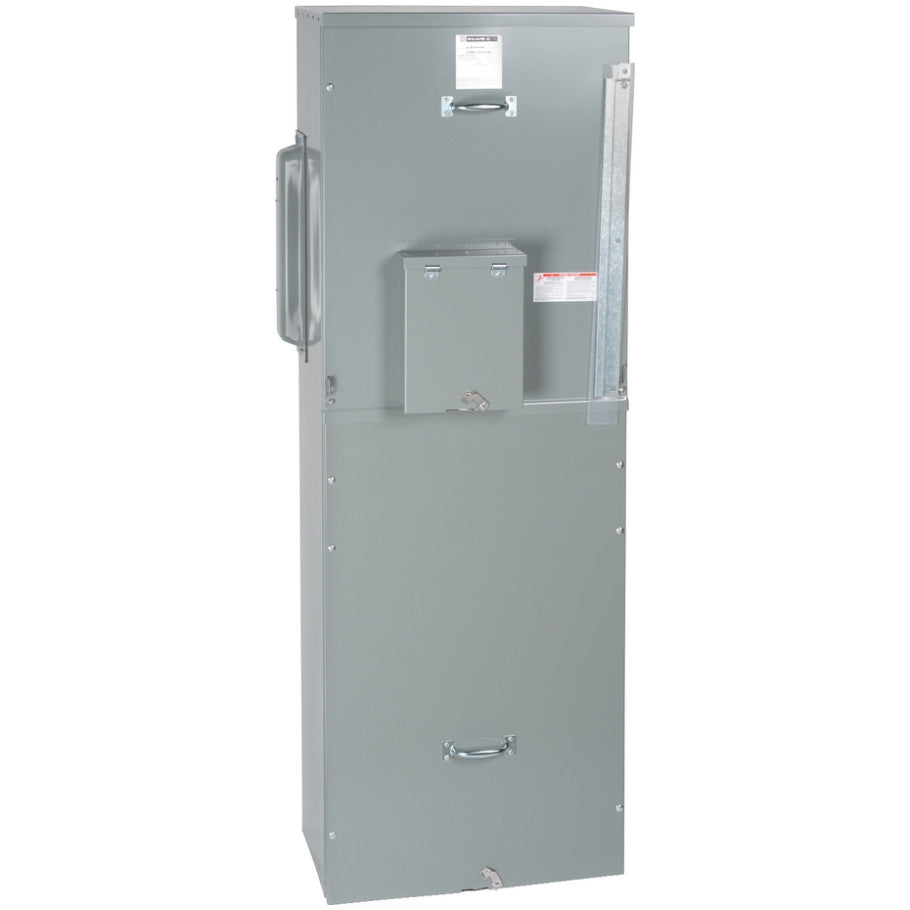 Main circuit breaker unit, EZ Meter-Pak, 1200A, 120/240VAC, 1ph/3W, 1200A bus, 65kA, UG, Type 3R, EUSERC