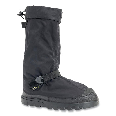 Adventurer All Season Overshoes, Size Large, 15 in H, Nylon, Black