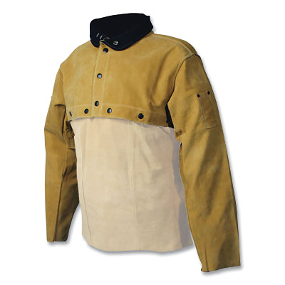 3031 Boarhide Pig Skin Cape Sleeves, Snaps, 3X-Large, Gold
