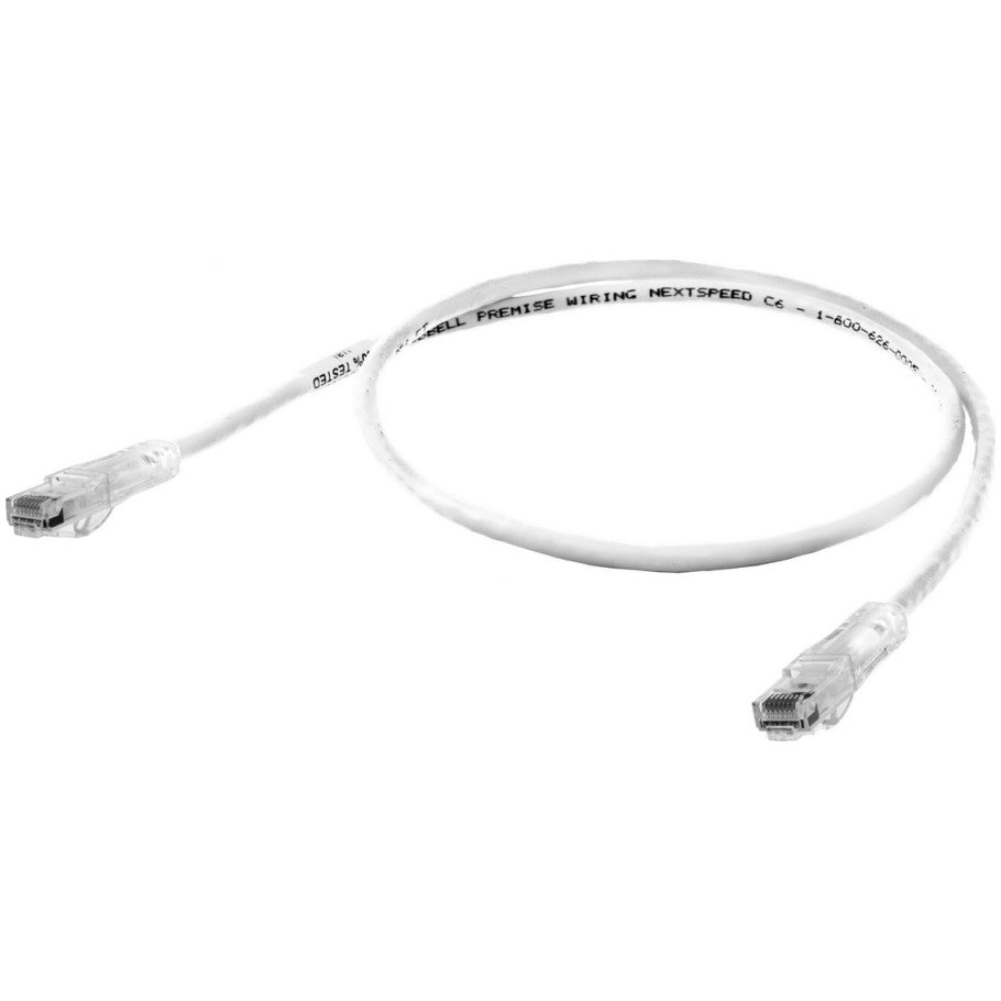 NEXTSPEED Category 6 Patch Cords, 7 ft., White