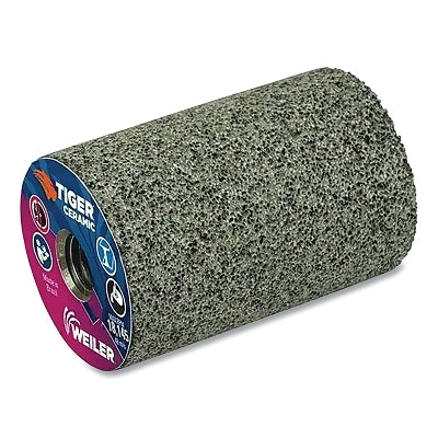 Tiger Grinding Cone, 2 in dia x 3 in Thick x 5/8 in-11 Arbor, 20 Grit, Ceramic Alumina, Type 18, 12 EA/BX