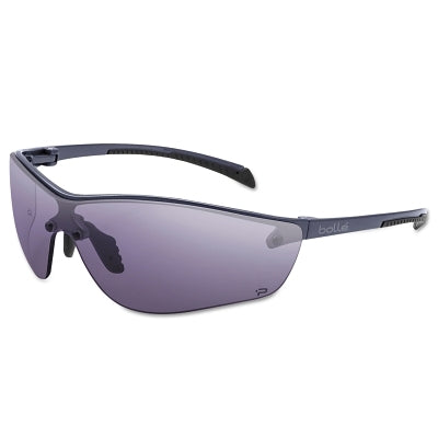 SILIUM+ Series Safety Glasses, Smoke Lens, Platinum Anti-Fog/Anti-Scratch
