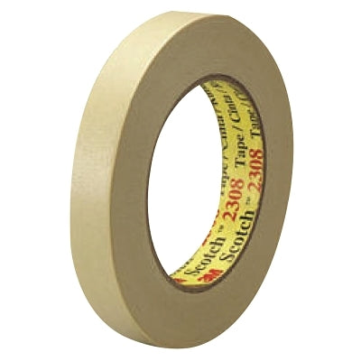 3M 051131-06548 2308 Masking Tape, 1.88 in x 60.14 yd, Tan