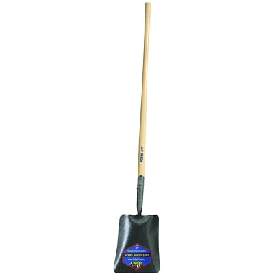 J-450 Series PONY Shovel, 9.75 in W x 12 in L Blade, 47 in L Straight, White Ash, Transfer Shovel
