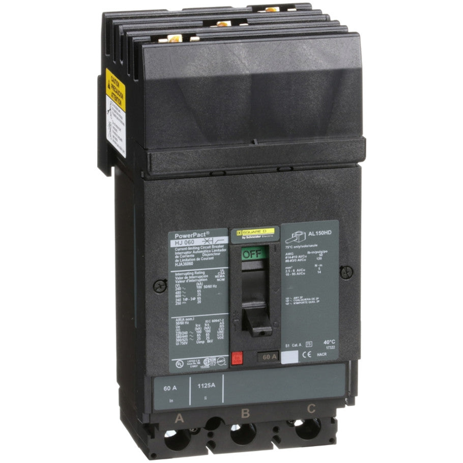 H-Frame 25kA AIR Thermal Magnetic 60A 600V 3-Pole Circuit Breaker